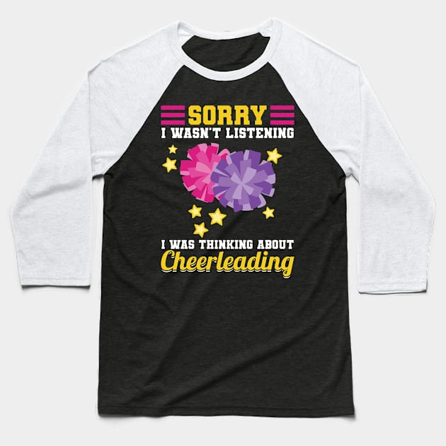 I was thinking about Cheerleading Baseball T-Shirt by Peco-Designs